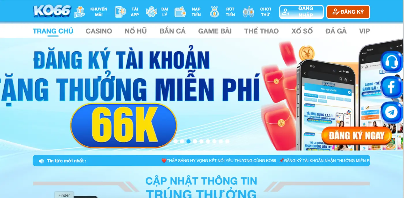 Giới thiệu KO66 - Điểm đến cá cược trực tuyến uy tín hàng đầu